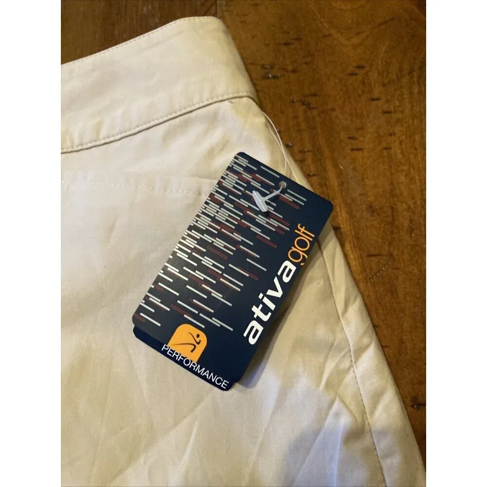 Activate Golf Beige Skort Size 16 NWT Pickleball Skirt - Picture 2 of 8